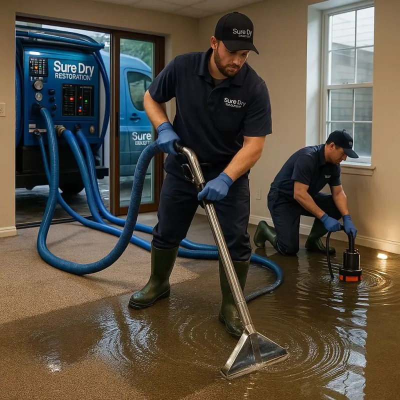 Water Extraction and Removal process in Wartburg, TN